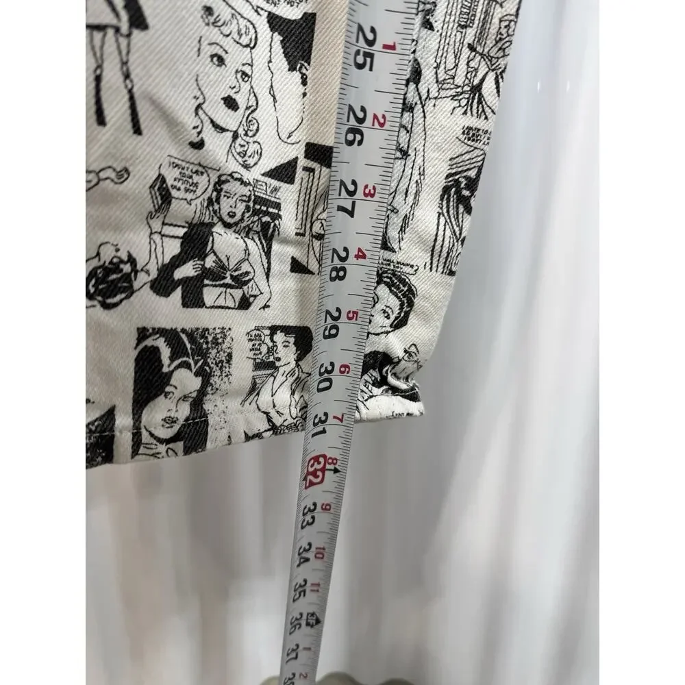 Reformation Comic High Rise Straight Leg Size 23 - Picture 6 of 6